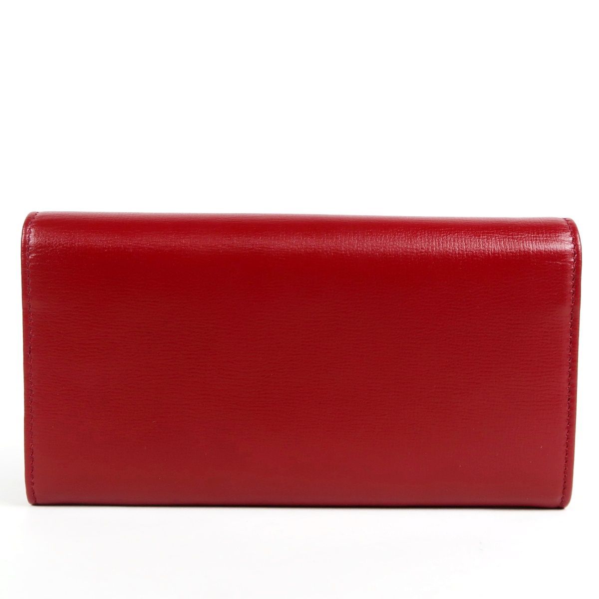 GUCCI グッチ ニューブリット レッドレザー 二つ折り長財布 598531 RD 7