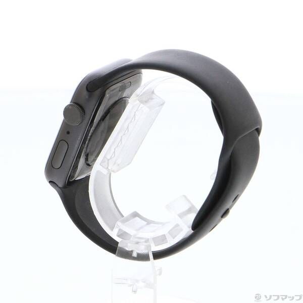〔 品〕 Apple Watch SE 第1世代 GPS 44 mm スペースグレイアルミニウムケース ブラックスポーツバンド 349