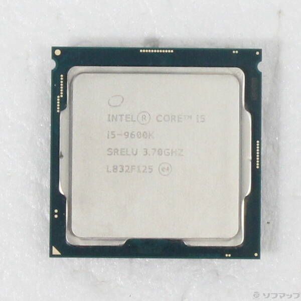 〔 品〕 Core i 5 9600 K 〔3 7 GHz LGA 1151〕 262