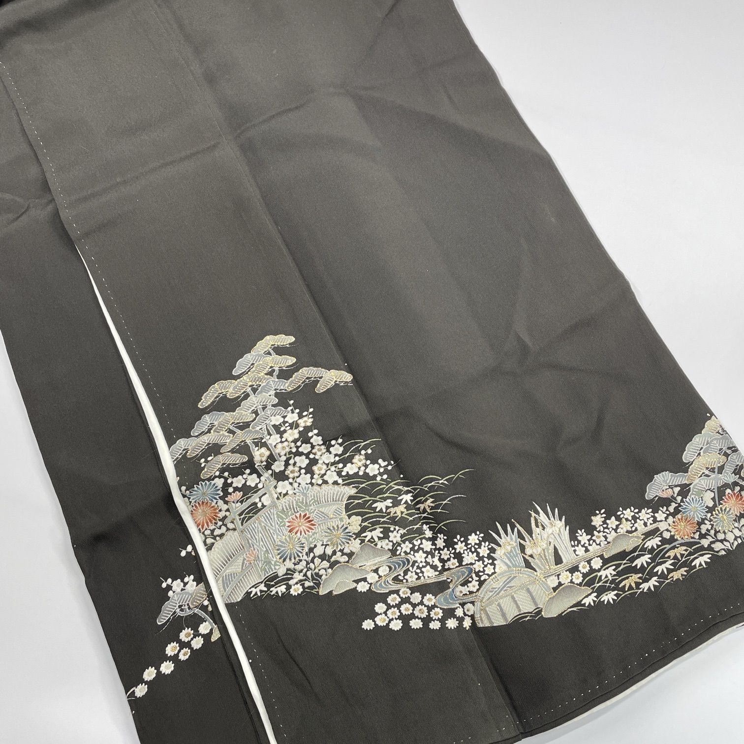 1489★正絹 黒留袖 着物 6枚セット おまとめ リメイク素材 1489☆正絹 黒留袖 着物 6枚セット おまとめ リメイク素材 V11