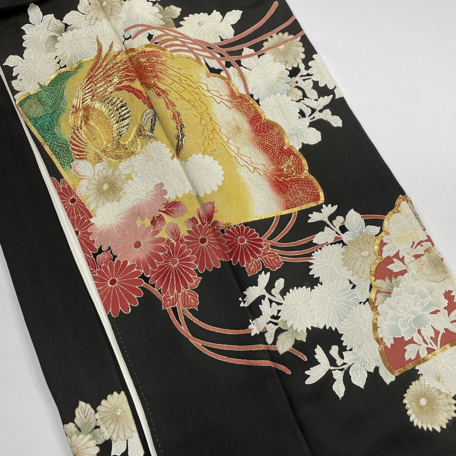 1489★正絹 黒留袖 着物 6枚セット おまとめ リメイク素材 1489☆正絹 黒留袖 着物 6枚セット おまとめ リメイク素材 V11