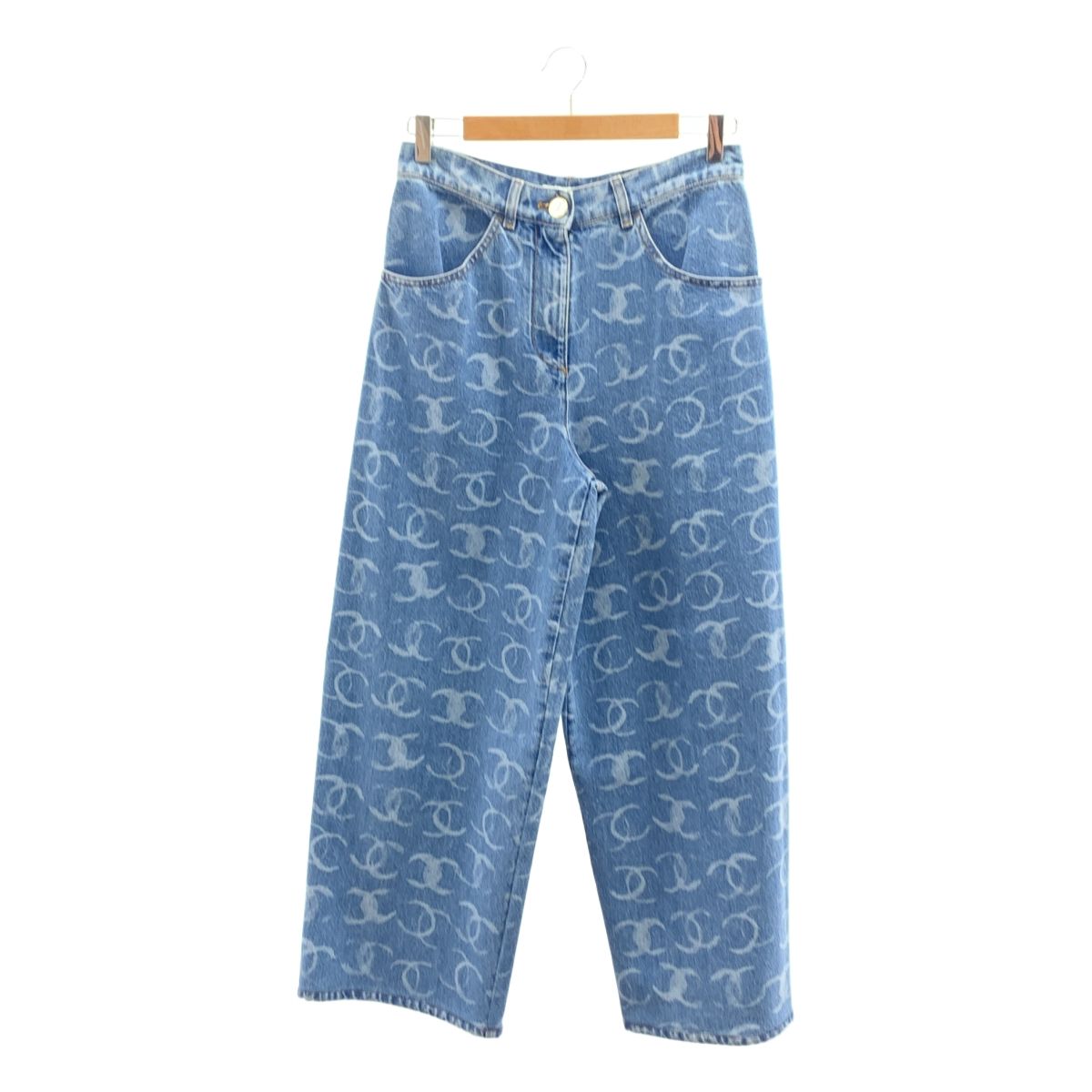 新品】 CHANEL / シャネル | ココマーク ワイド デニム パンツ
