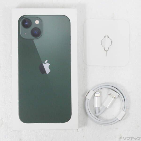 中古品〕 iPhone13 256GB グリーン MNGH3J／A SIMフリー【251】 - メルカリ