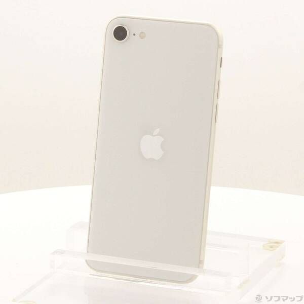 中古品〕 iPhone SE 第3世代 64GB スターライト MMYD3J／A SIMフリー