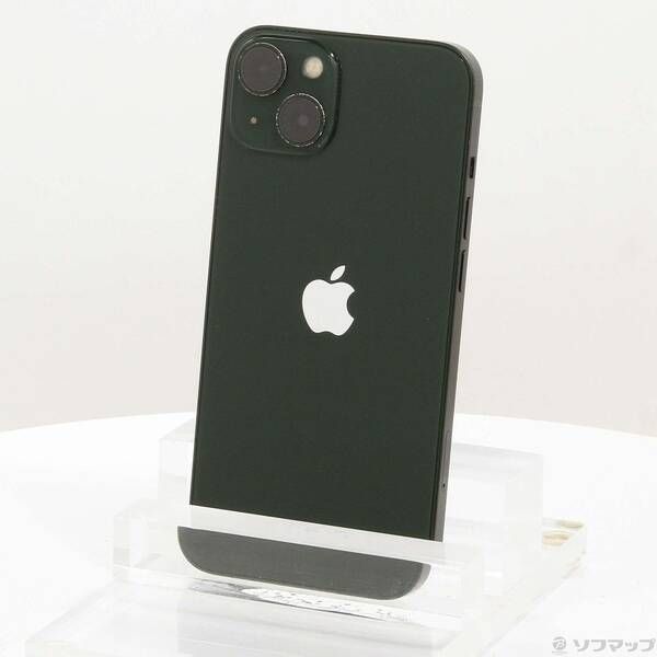 中古品〕 iPhone13 128GB グリーン MNGG3J／A SIMフリー【352】 128GB