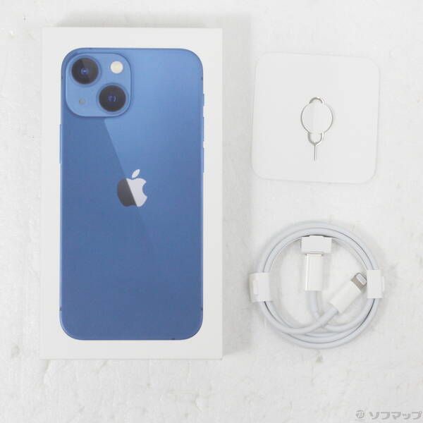 中古品〕 iPhone13 mini 512GB ブルー MLJY3J／A SIMフリー【196