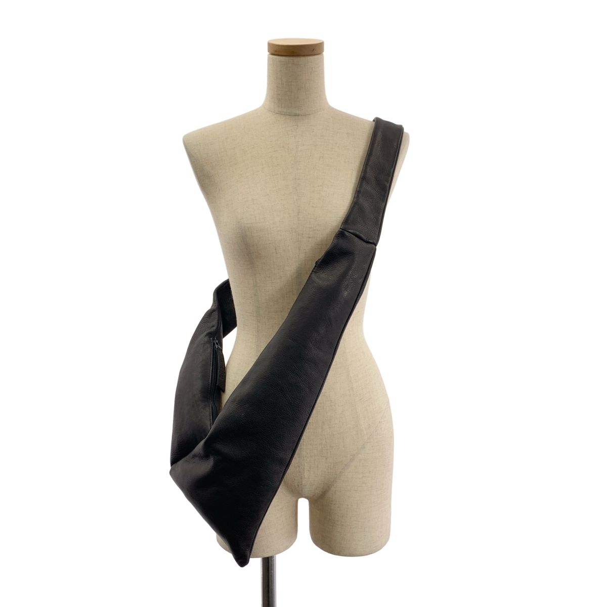 trippen トリッペン レザー クロスボディバッグ ブラック レディース