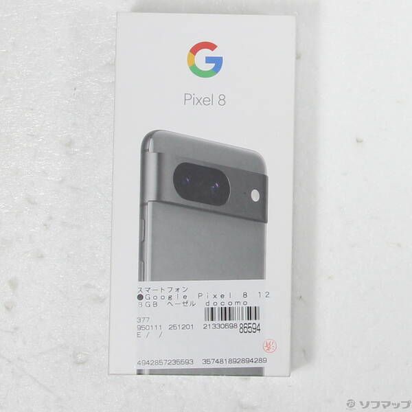 E26 docomo SIMフリー　Pixel 8 128GB Google 楽天市場】未使用/国内版SIMフリー Google Pixel8 128GB [Hazel