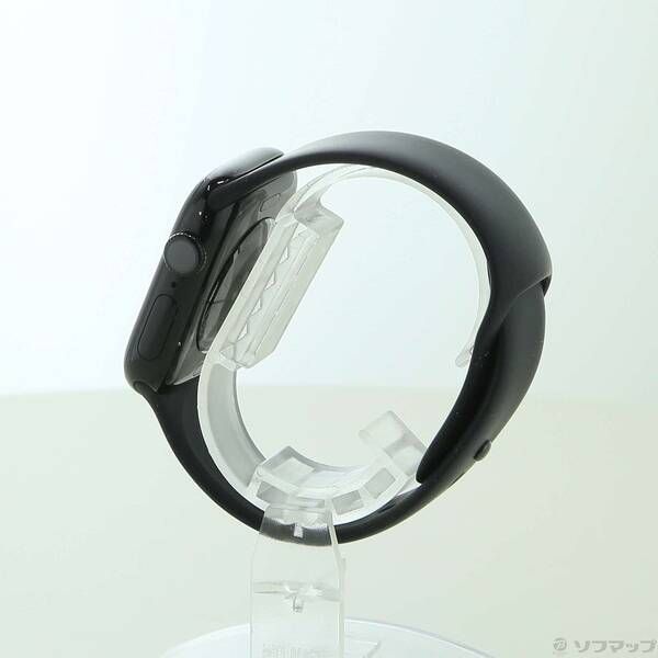 〔 品〕 Apple Watch Series 10 GPS 42 mm ジェットブラックアルミニウムケース ブラックスポーツバンド 196