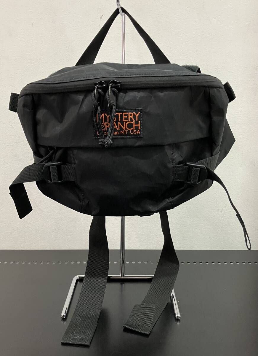 MYSTERY RANCH ミステリーランチ ボディバッグHIP MONKEY ブラック アメリカ製 背面クッション材