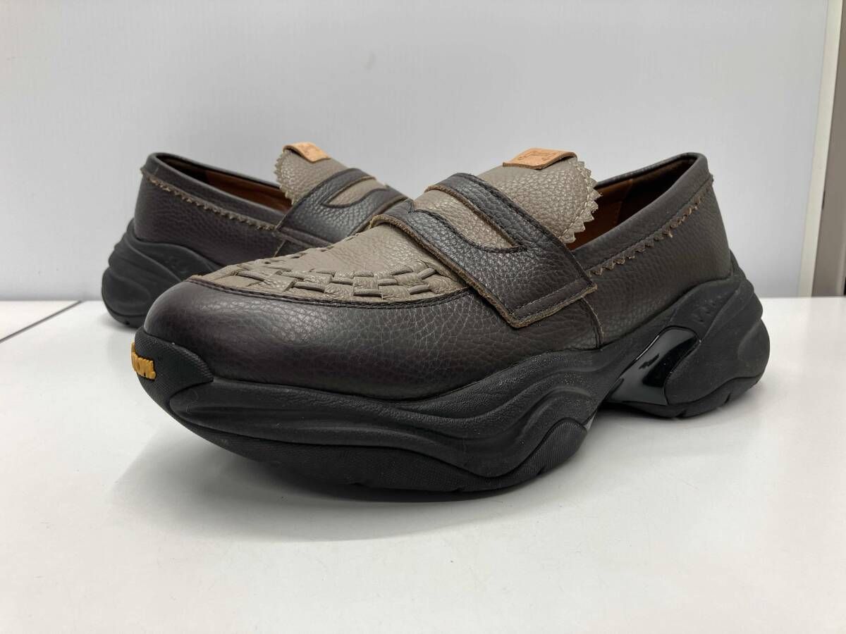 glamb グラム FIELD PENNY LOAFER フィールドペニーローファー ブラウン ベージュ VIBRAMソール