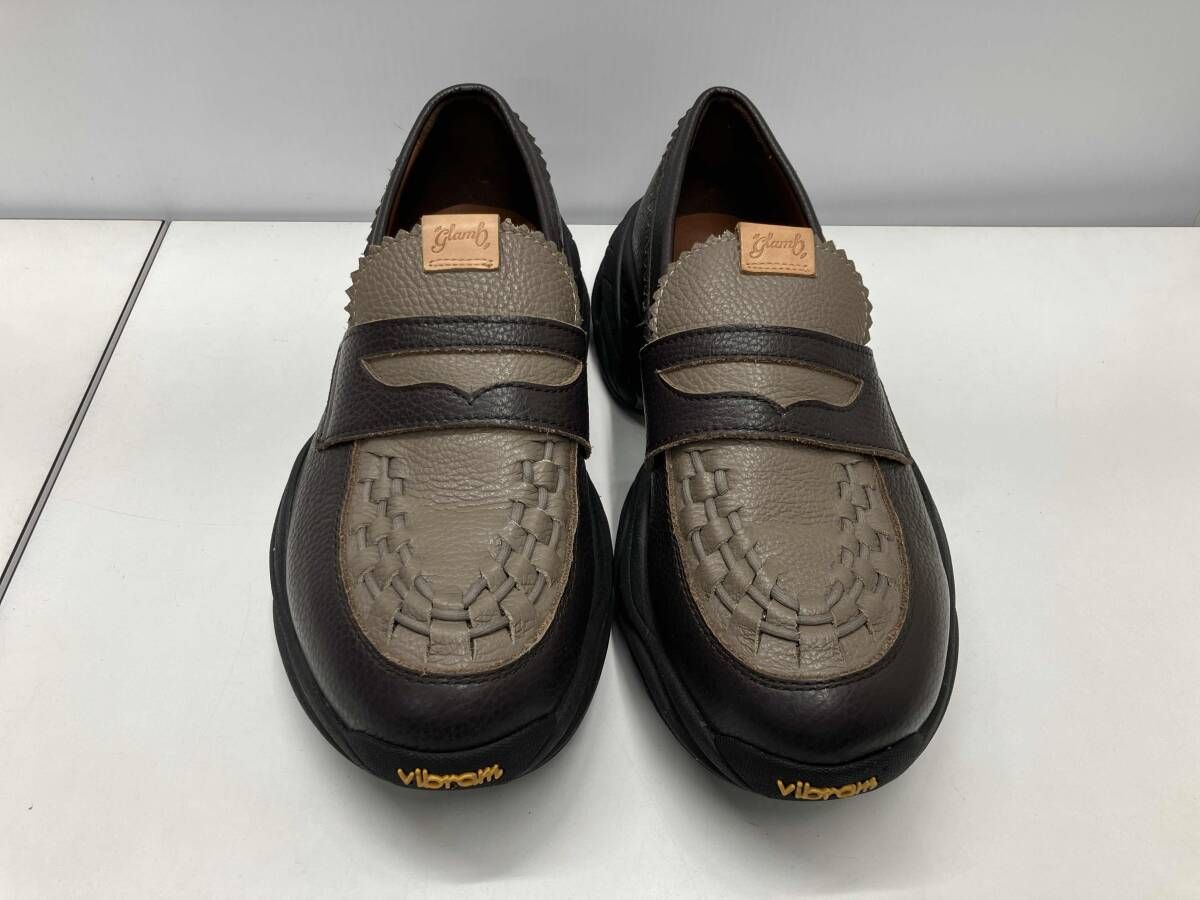 glamb グラム FIELD PENNY LOAFER フィールドペニーローファー ブラウン ベージュ VIBRAMソール
