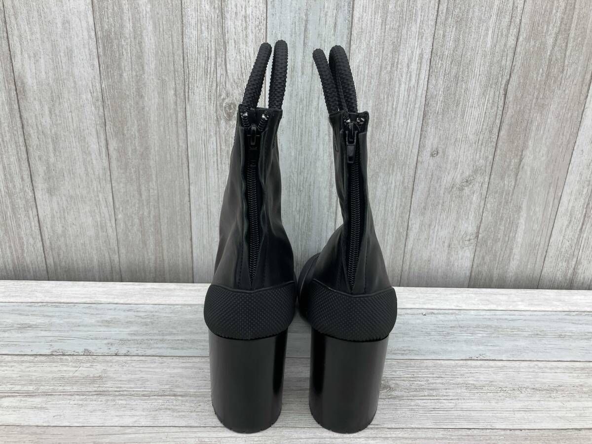 RANDOM ランダムアイデンティティ Vibram ショートブーツ 27 cm ブラック レザー