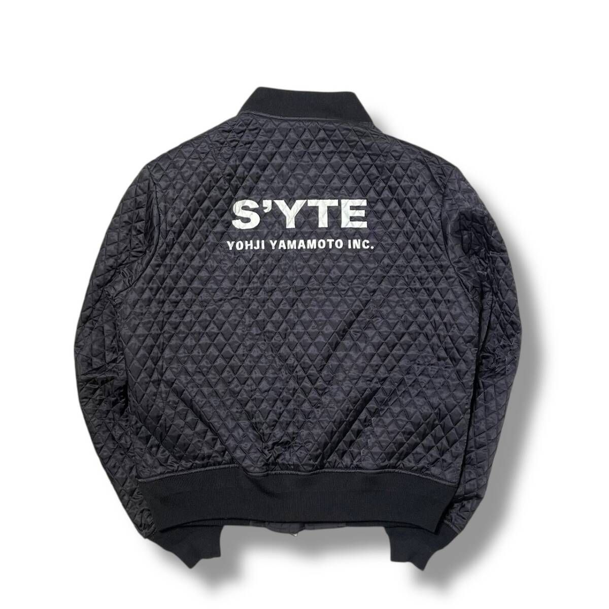 25 AW S YTE NYLON TWILL BOMBER JACKET UM-Y 91-601 サイズ3 ブラック サイト
