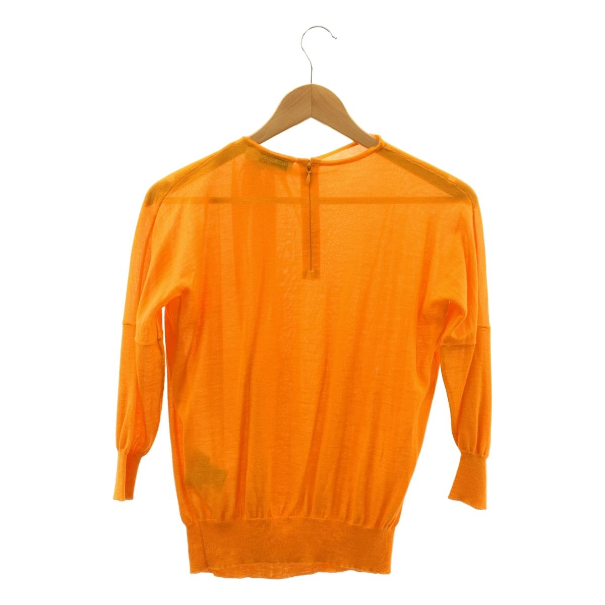  JIL SANDER ジルサンダー カシミヤ ハイゲージ ニット 34 イエロー レディース その他 トップス