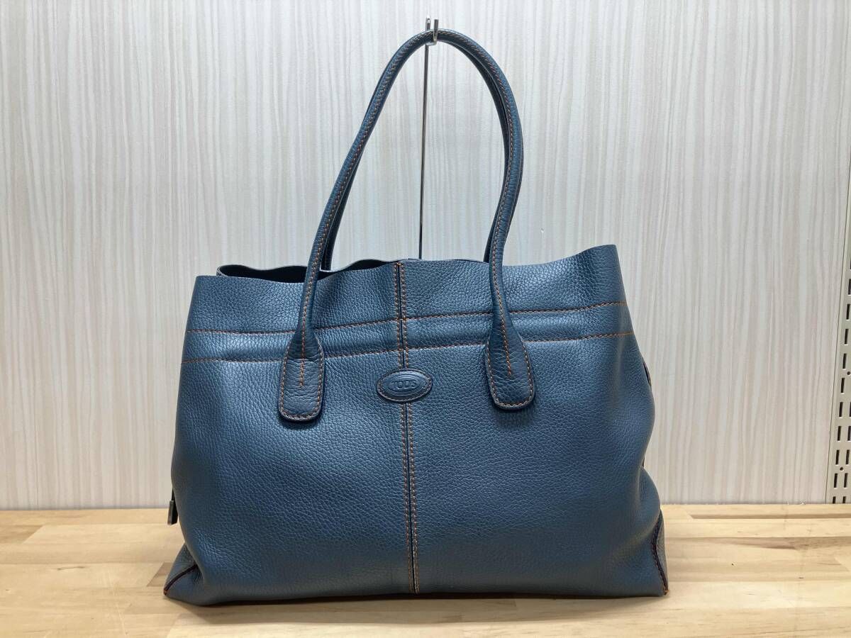 TOD S トッズ Dバッグ トートバッグ ネイビー