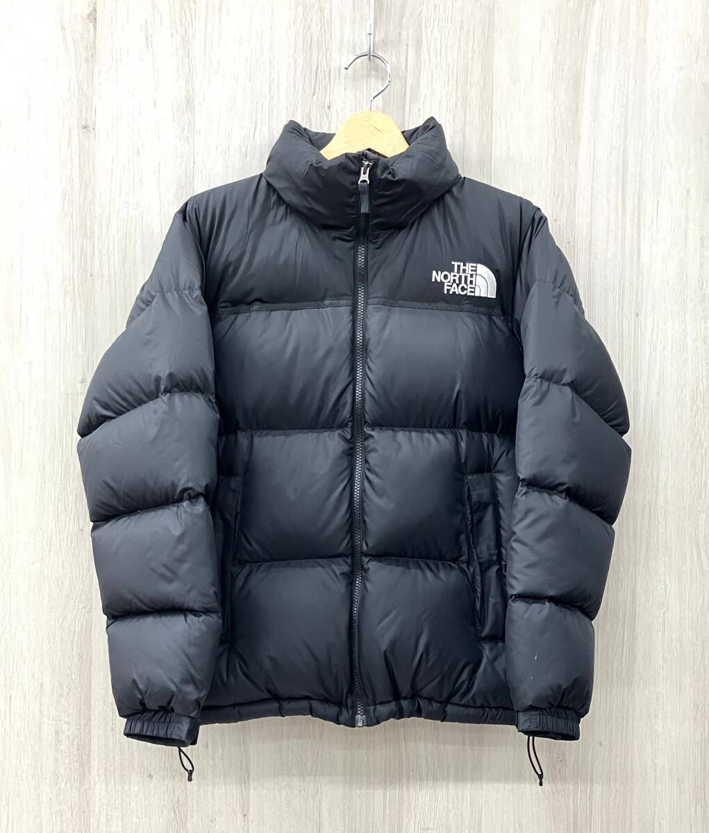 THE NORTH FACE ザ ノースフェイス ダウンジャケット ND 92 335 ナイロン NUPTSE JACKET ブラック Sサイズ