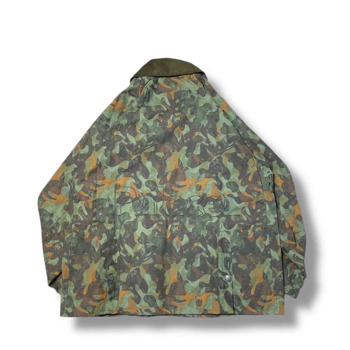 25 AW BARBOUR × PALACE BEDALE CAMO CASUAL JACKET サイズL カモフラ柄 バブアー×パレス