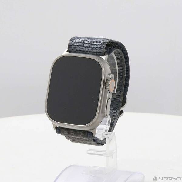 〔 品〕 Apple Watch Ultra 2 GPS Cellular 49 mm チタニウムケース ブルーアルパインループ 377