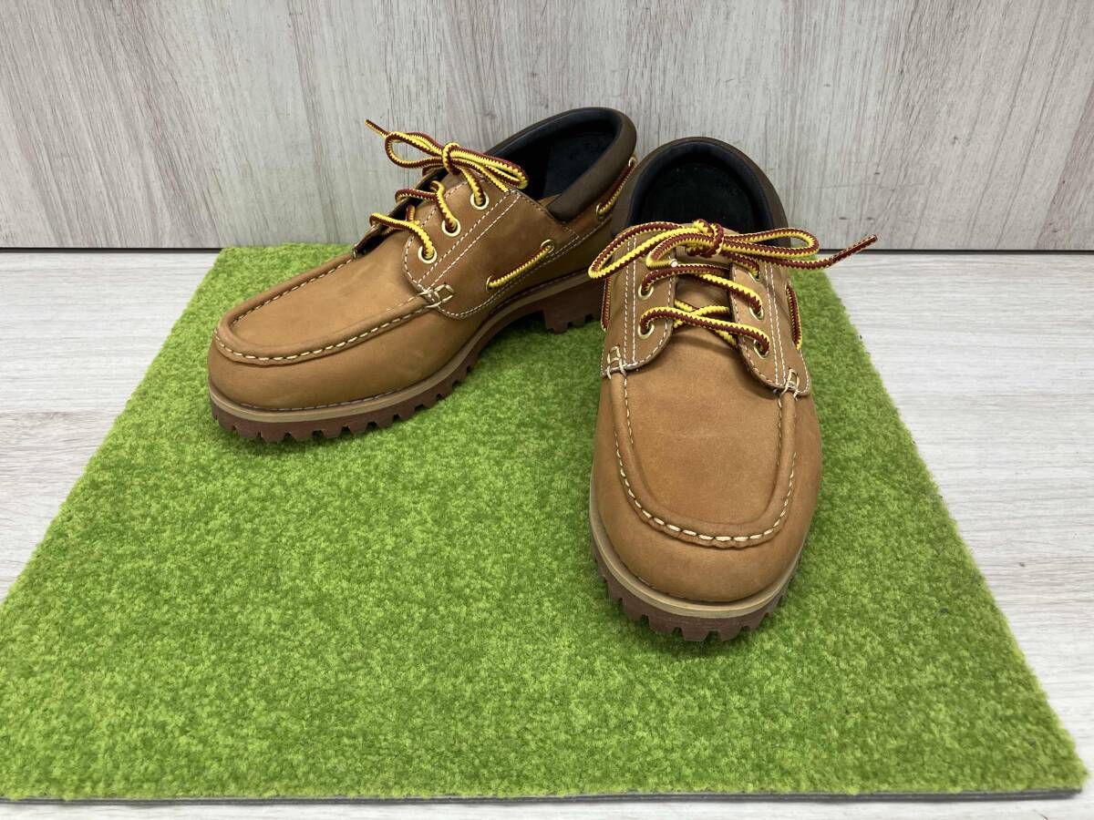 Timberland デッキシューズ ブラウン ティンバーランド3 EYES CLASSIC LUG スリーアイズクラシックラグ 25 5 cm 藤沢大庭