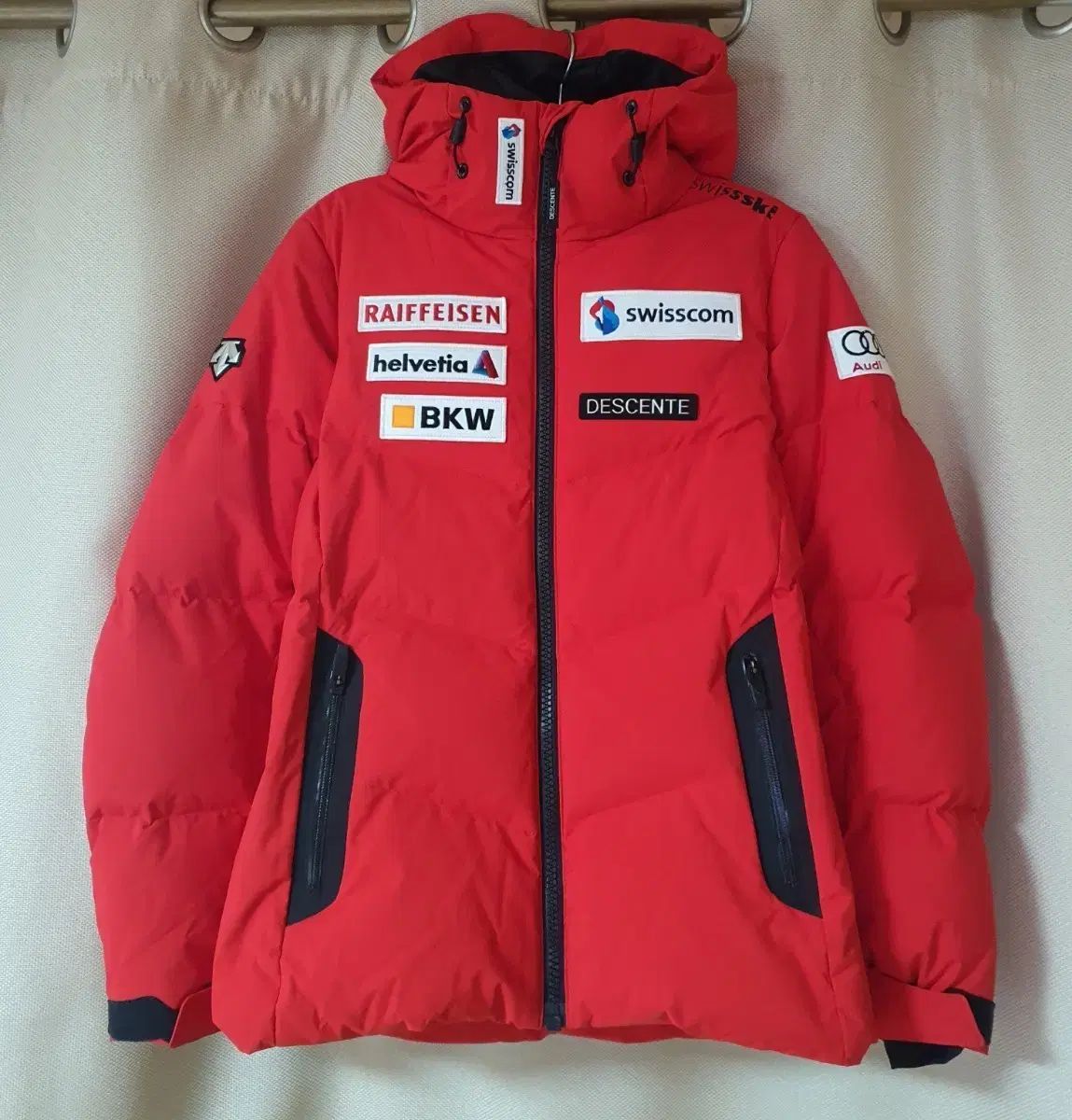 状態良し) デサント スイス スキー チーム レディース ダウン 55