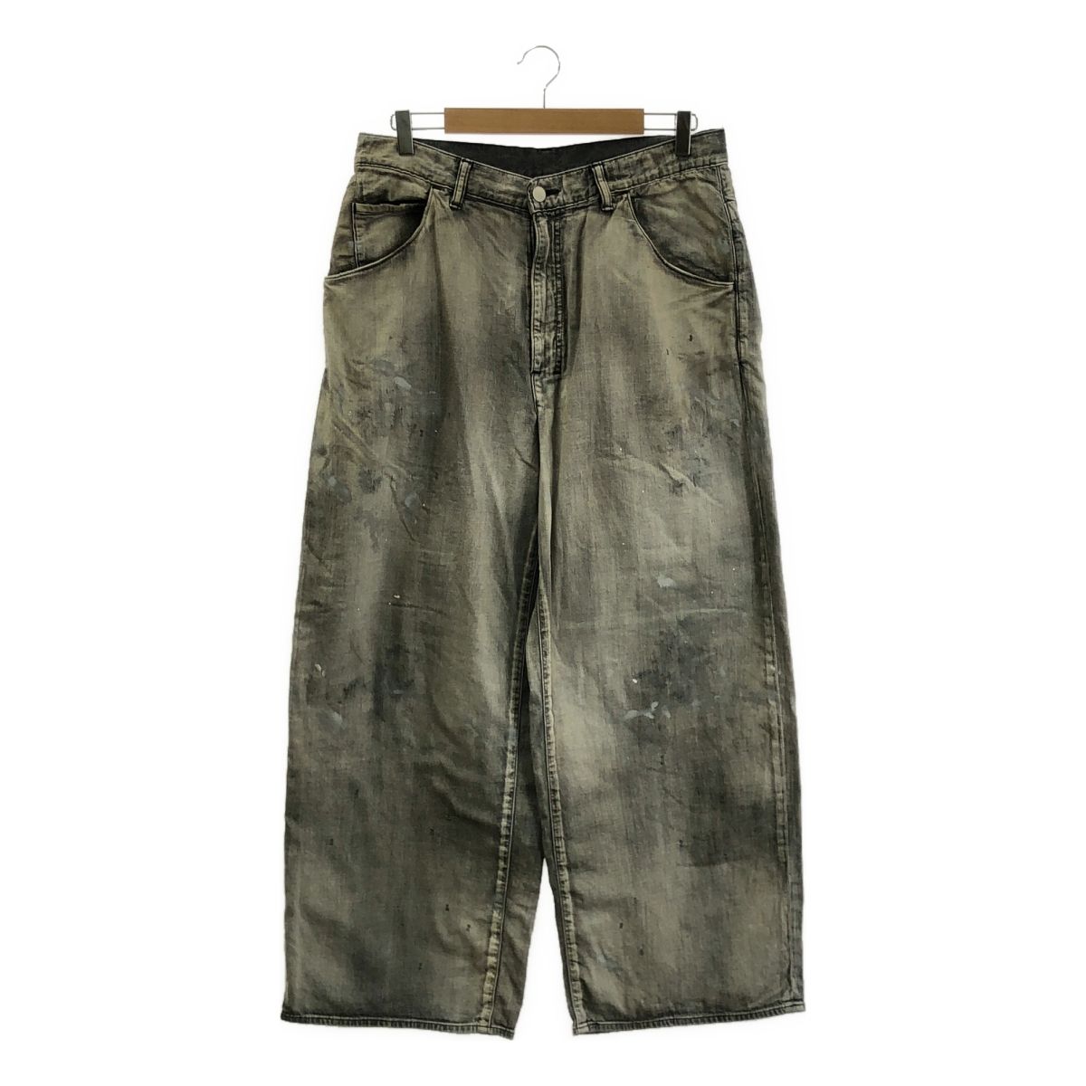 美品】 ANCELLM / アンセルム | LIGHT OZ WIDE STRAIGHT DENIM PANTS 
