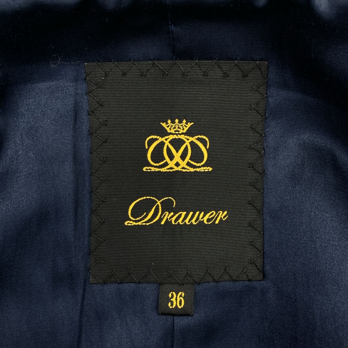 美品】 Drawer / ドゥロワー | ウール カシミヤ メルトン ピーコート
