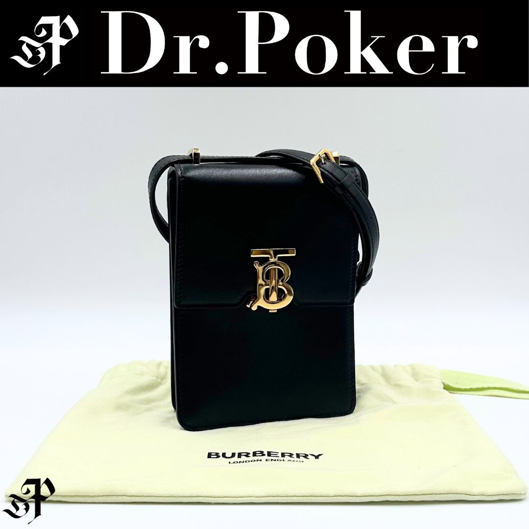 極美品】Burberry TBロゴ ロビン レザー ショルダーバッグ - メルカリ