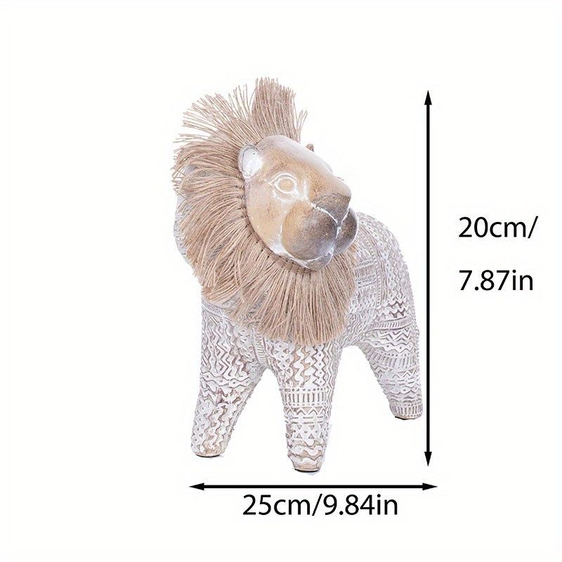  オブジェ 置物 ガーデンオーナメント ライオン らいおん アニマルオブジェ 北欧風 ガーデニング 庭 装飾 樹脂 インテリア ユニークデザイン 室内 屋内 インテリア雑貨 玄関 リビング ダイニング インテリア小物 棚装飾 小型インテリア 置物 インテリア小物