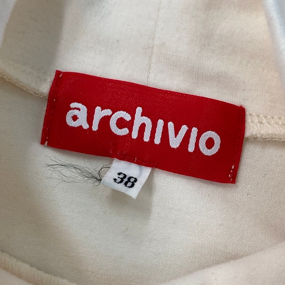 超美品】archivio セットアップ サイズ違い 40 /38 ホワイト 超美品