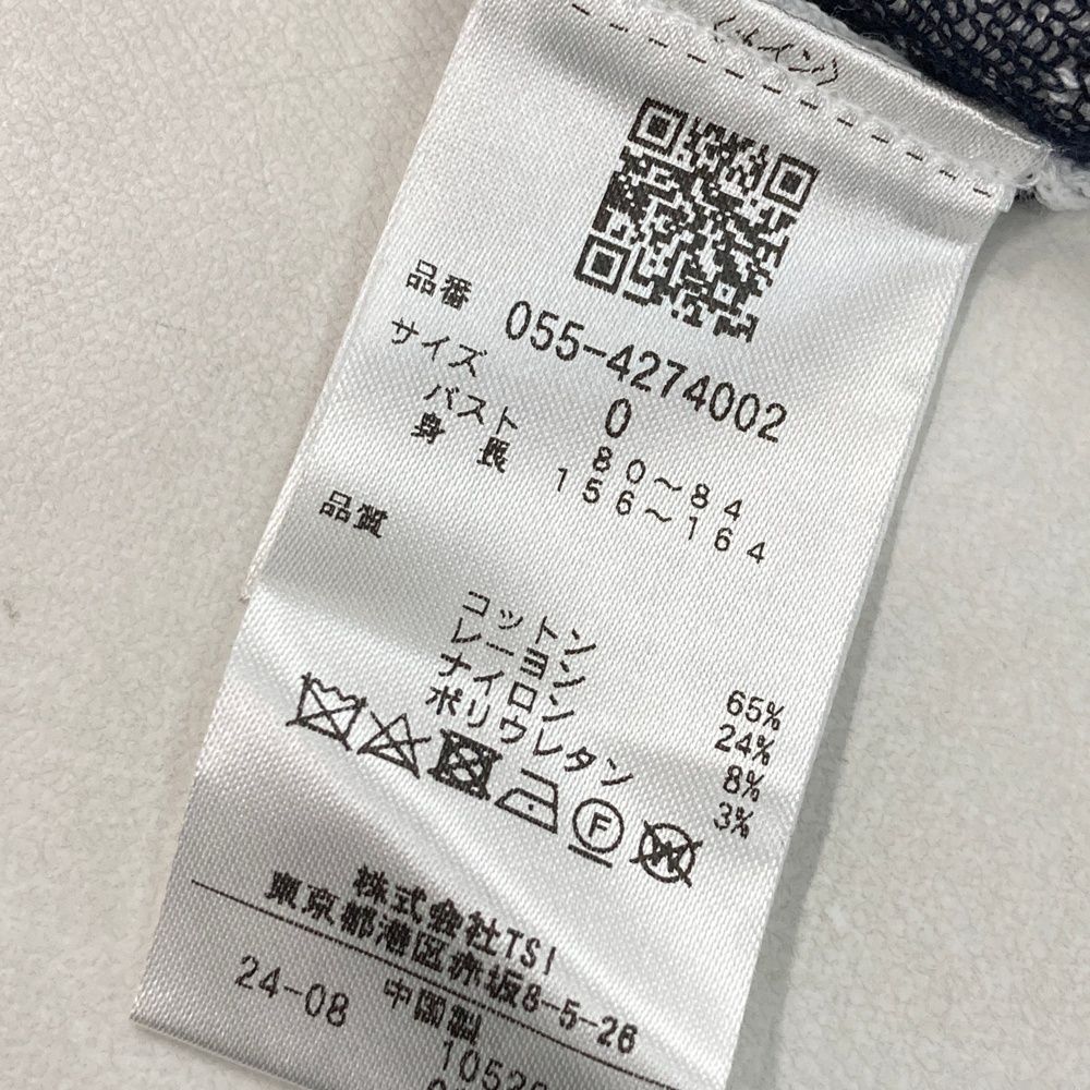 サイズ：0 PEARLY GATES パーリーゲイツ 2024年 タートル ニット