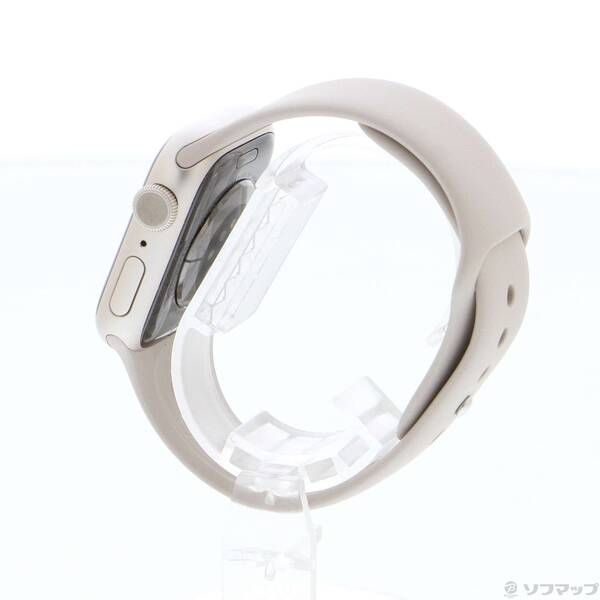 〔 品〕 Apple Watch Series 9 GPS 41 mm スターライトアルミニウムケース スターライトスポーツバンド 344