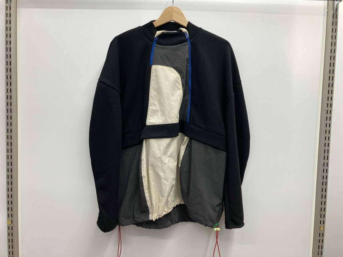 nagonstans ナゴンスタンス DOCKING ドッキングプルオーバー -1211 ブラック ベージュ Mサイズ