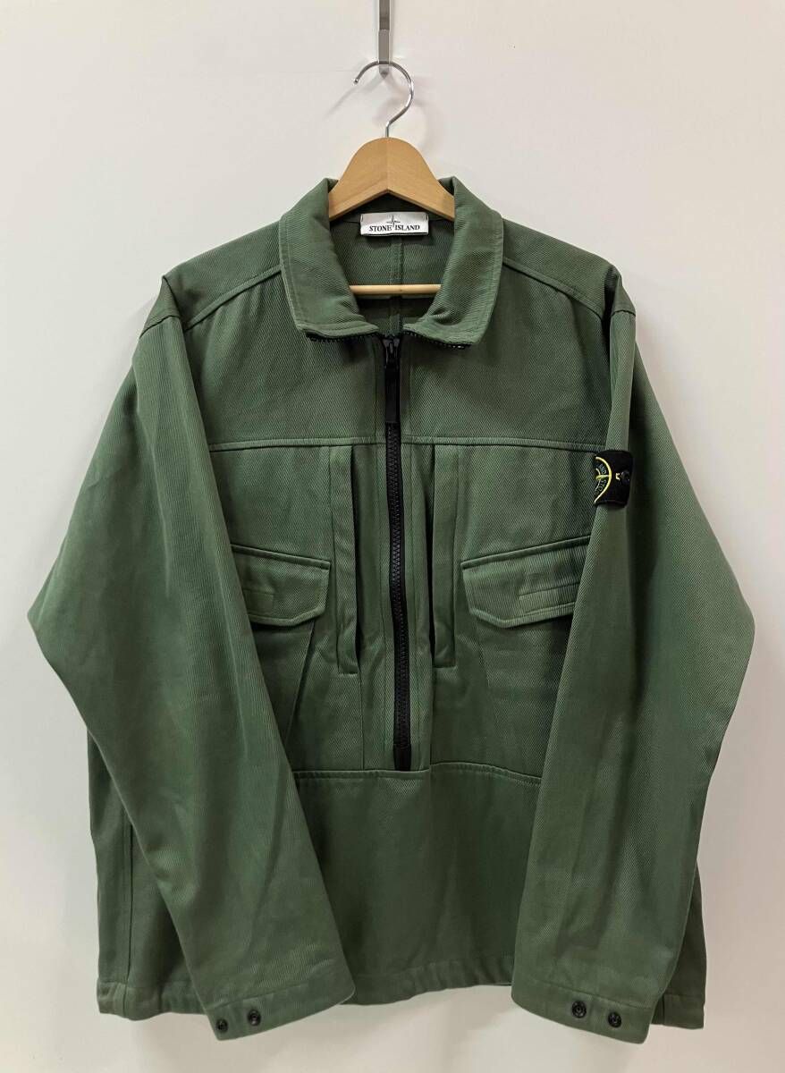 STONE ISLAND ストーンアイランド その他ジャケット HaIt Zip Smock Pullover Jacket サイズM ダークグリーン ルーマニア製