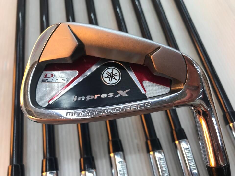 ヤマハ インプレスX D BLACK 2010 TBX 510 i SRフレックス アイアンセット 最短