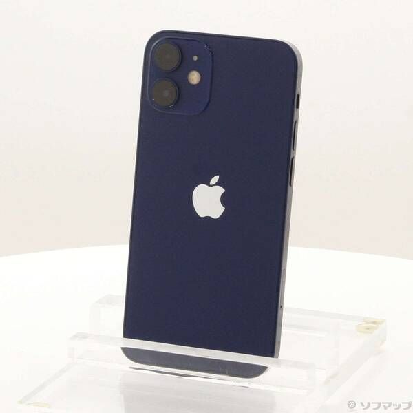 中古品〕 iPhone12 mini 256GB ブルー MGDV3J／A SIMフリー【262