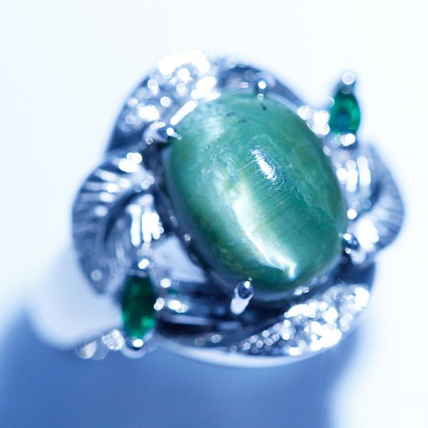 山本真理 オパール リング ダイヤモンド ガーネット Pt 900 MARI 作家 デザイナー 植物 ボタニカル 宝正 903793