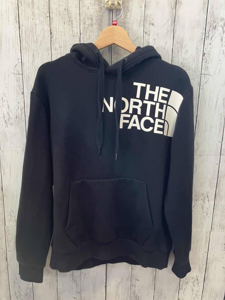 THE NORTH FACE ザノースフェイス パーカー ブラック ロゴ Lサイズ メンズ
