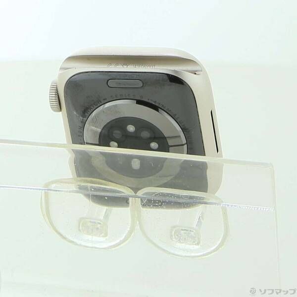  〔 品〕 Apple Watch Series 9 GPS 41 mm スターライトアルミニウムケース バンド無し 368 Apple Watch本体 スマートウォッチ ウェアラブル