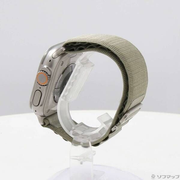 〔 品〕 Apple Watch Ultra 2 GPS Cellular 49 mm チタニウムケース オリーブアルパインループ 348