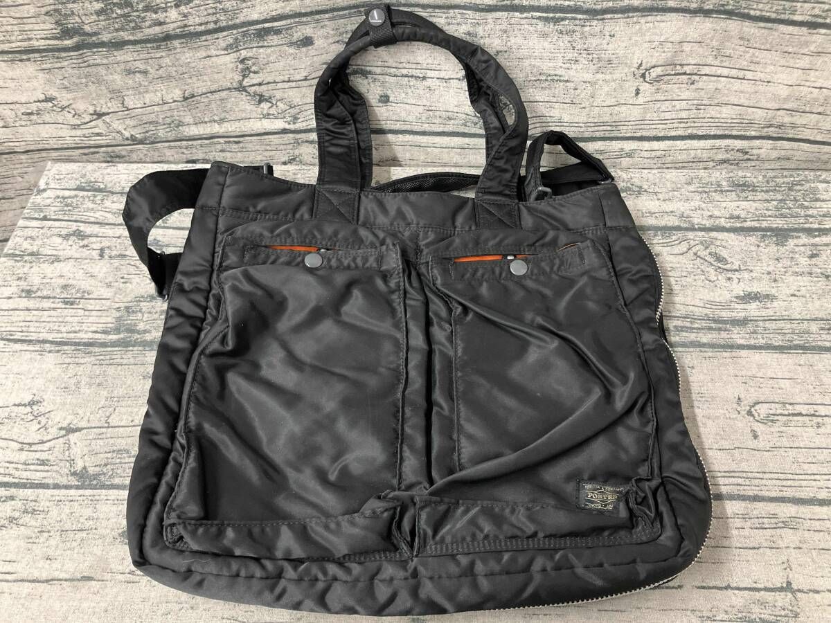 PORTER ポーター ショルダーバッグ TANKER HELMET 2 way ブラック