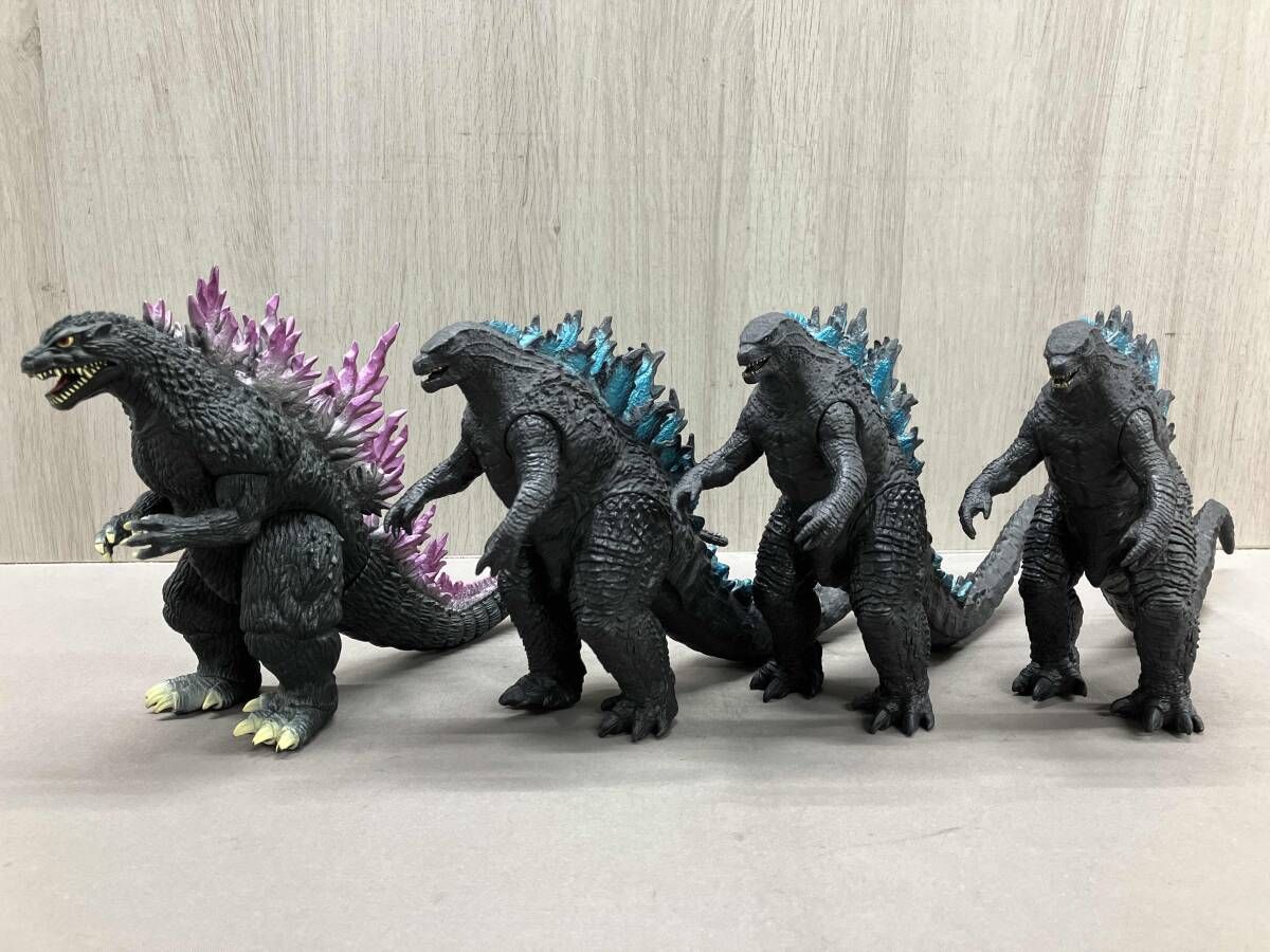 ジャンク ゴジラ フィギュア 4体まとめ 東宝 バンダイ ソフビ - メルカリ