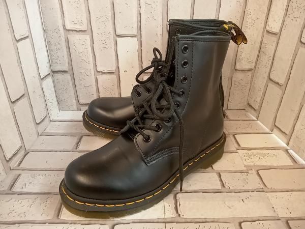 Dr Martens ドクターマーチン ショートブーツ 1460 W 8ホール 24 0 cm ブラック
