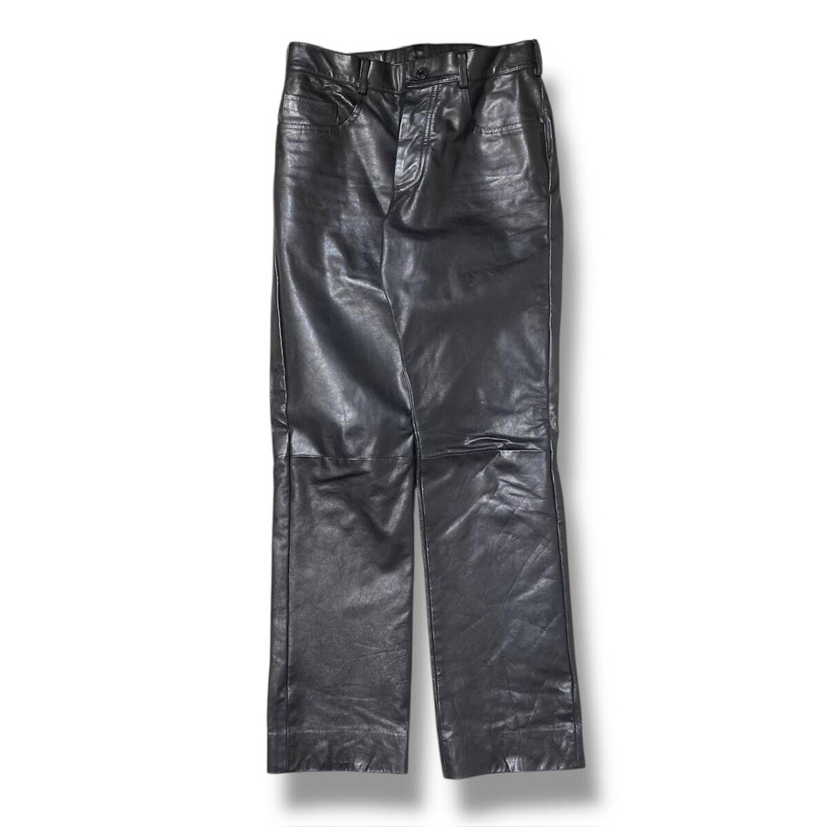 archive HELmut lang ラムレザーパンツ サイズ44 ブラック ヘルムートラング