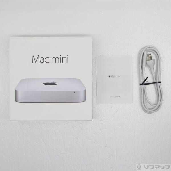 中古品〕 Mac mini Late-2014 MGEM2J／A Core_i5 1.4GHz 4GB HDD500GB
