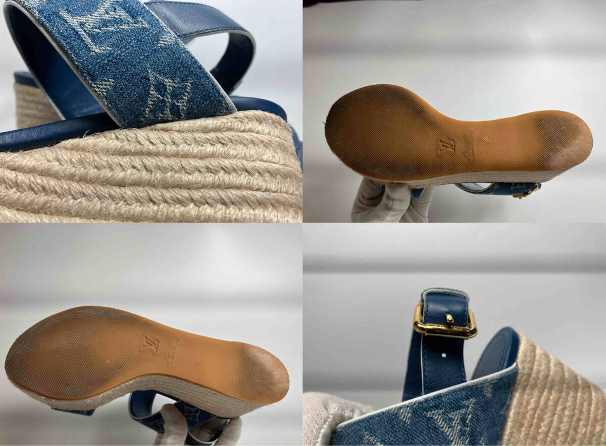  スターボードライン CL 1118 ウェッジソールサンダル デニム その他 靴