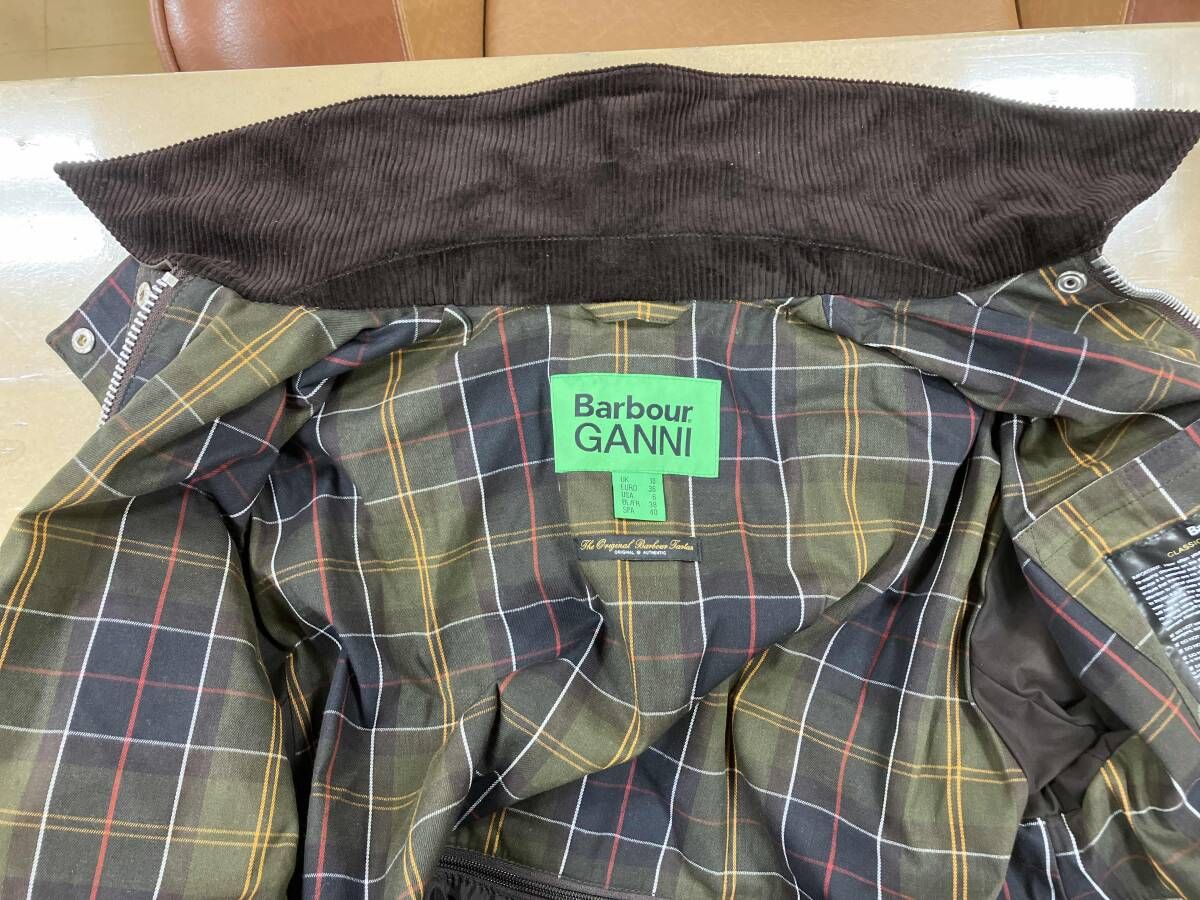 BARBOUR バブアー GANNI オイルジャケット ワックスジャケット 