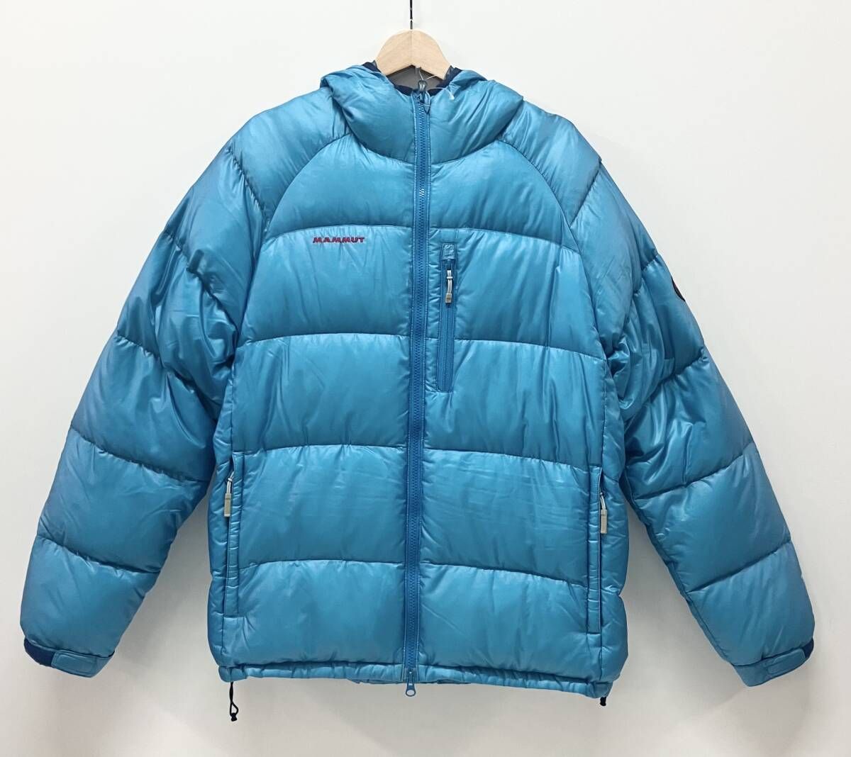 MAMMUT マムート ダウンジャケット グラビティフーデッド サイズ表記なし ブルー ナイロン 中国製
