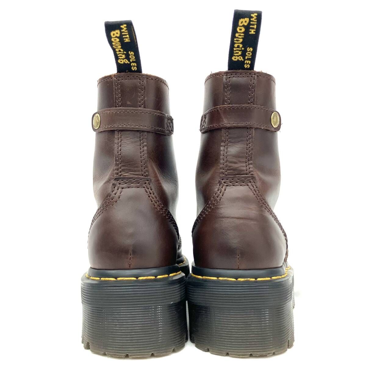  Dr.Marten ドクターマーチン JETTA フロントジップ ワークブーツ ブラウン サイズUK 5 その他 ブーツ 革靴