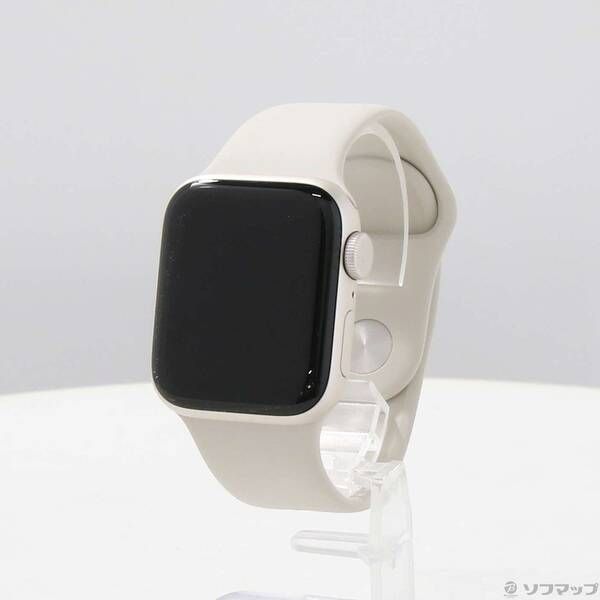 〔 品〕 Apple Watch SE 第2世代 GPS 40 mm スターライトアルミニウムケース スターライトスポーツバンド 276
